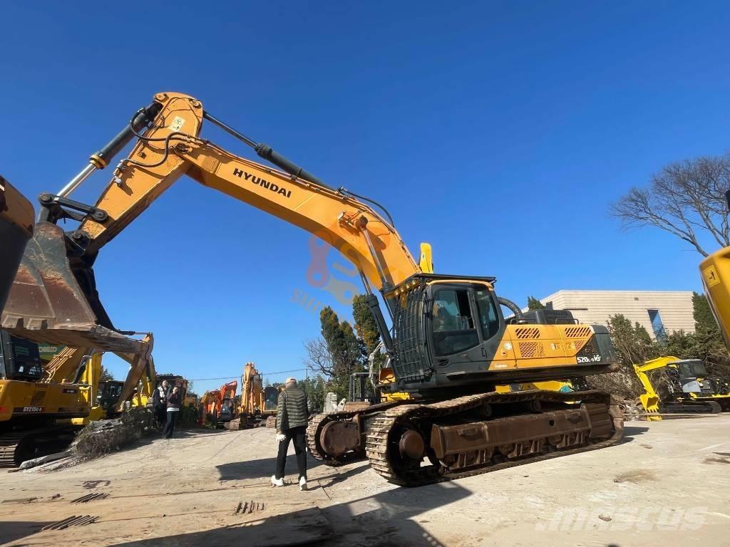 Hyundai Robex 520 VS Koparki gąsienicowe