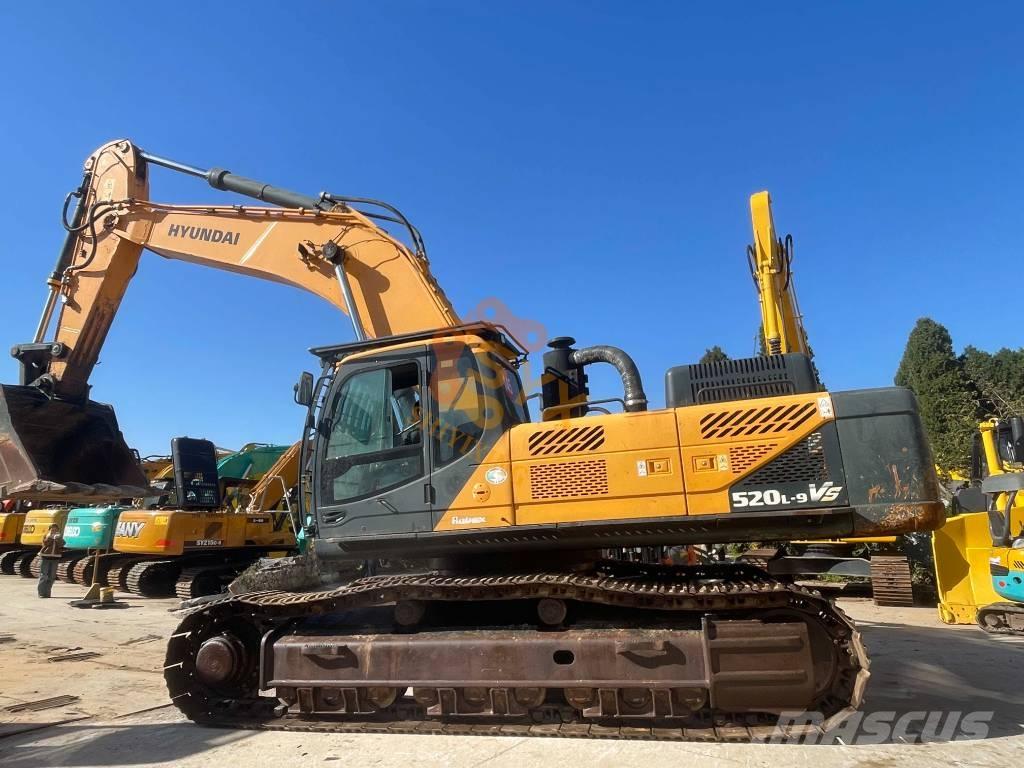 Hyundai Robex 520 VS Koparki gąsienicowe