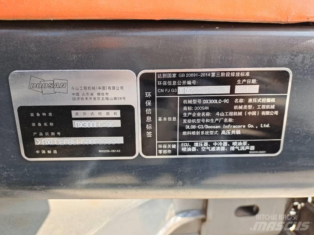 Doosan DX300-9 Koparki gąsienicowe