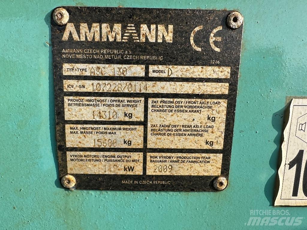 Ammann ASC 130 Walce jednobębnowe