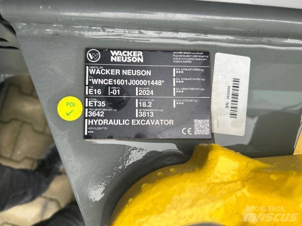 Wacker Neuson ET35 Koparki gąsienicowe