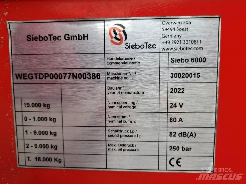 Siebotec Siebo 6000 Przesiewacze bębnowe