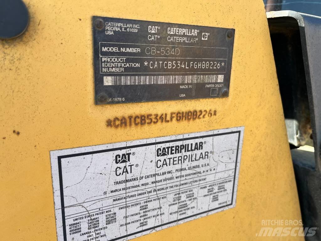 CAT CB 534 D Walce dwubębnowe
