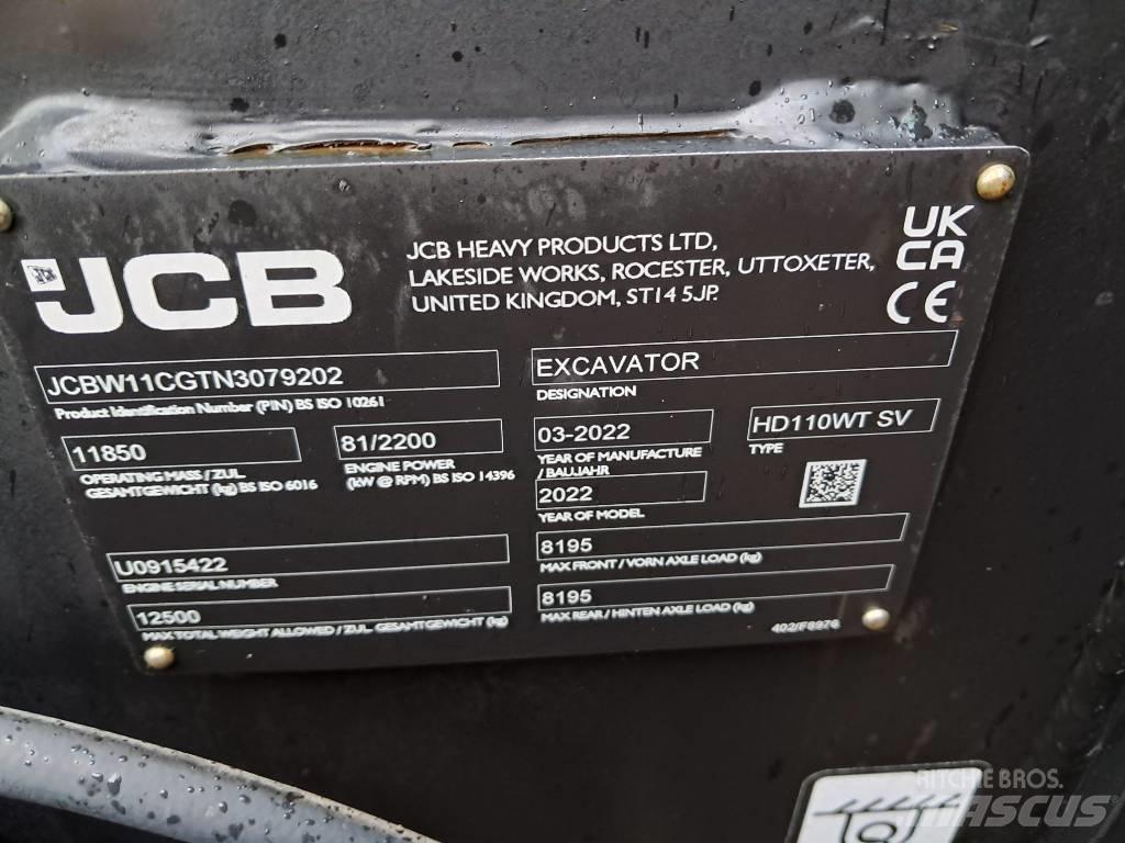 JCB HD110W Koparki kołowe