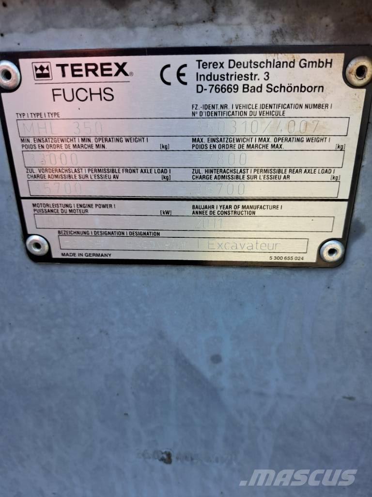 Fuchs MHL350E + Polyp Koparki przeładunkowe