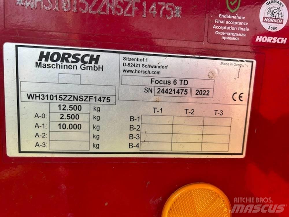 Horsch Focus 6 TD Siewniki kombinowane