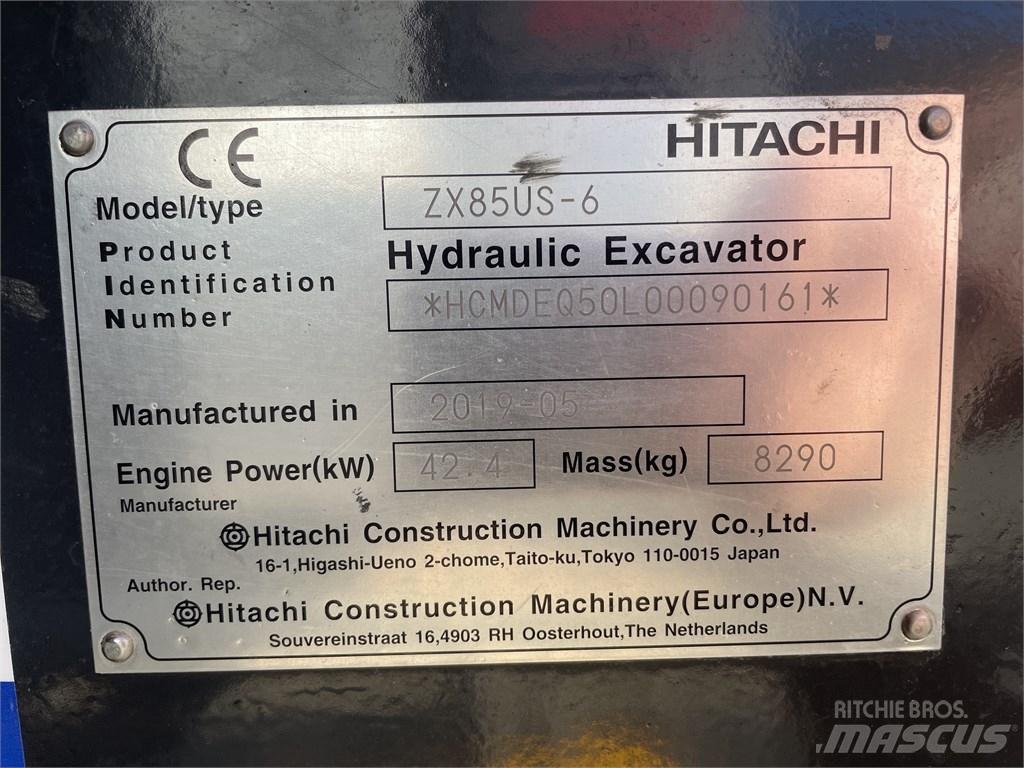 Hitachi ZX 85 US-6 Midikoparki  7t - 12t