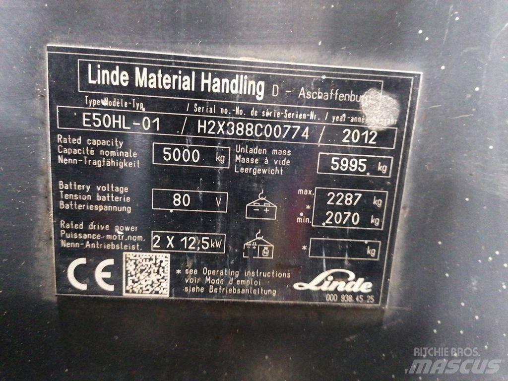 Linde E50HL-01 Wózki elektryczne