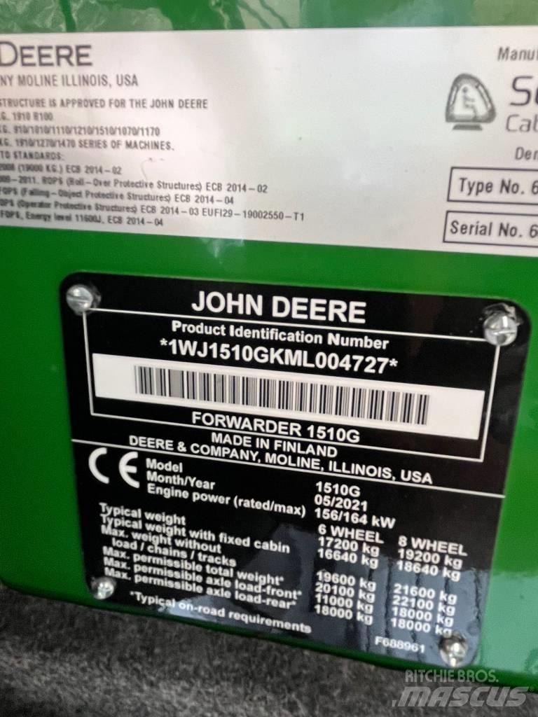 John Deere 1510 G Forwardery