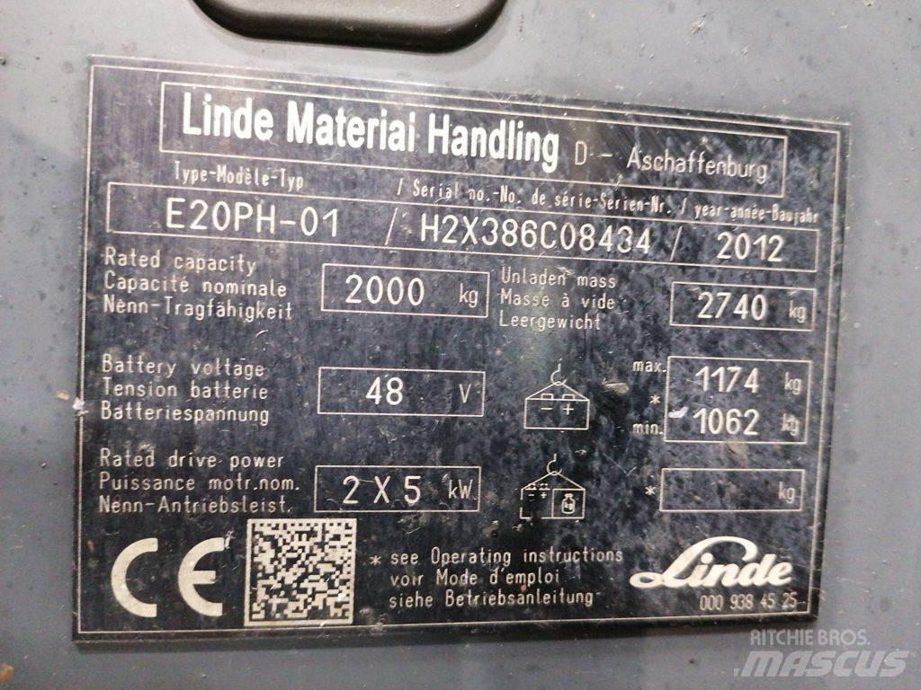 Linde E20PH-01 Wózki elektryczne