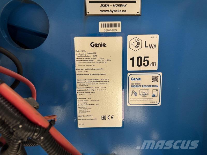 Genie S65 Podnośniki teleskopowe
