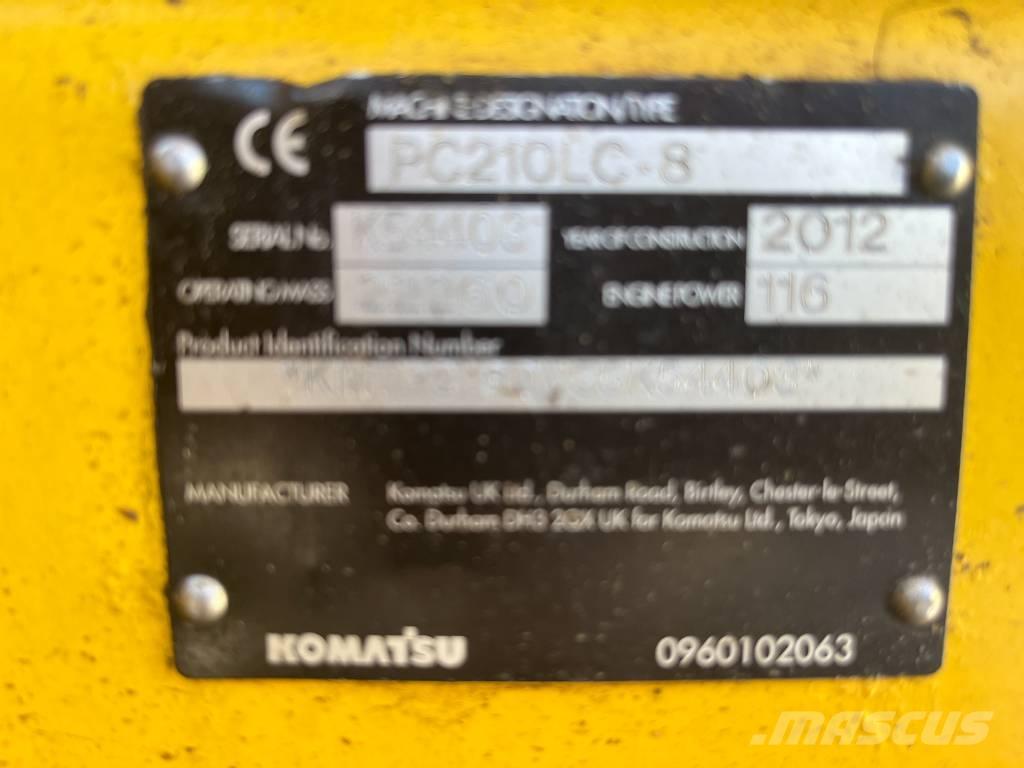 Komatsu PC 210 LC-8 Koparki gąsienicowe