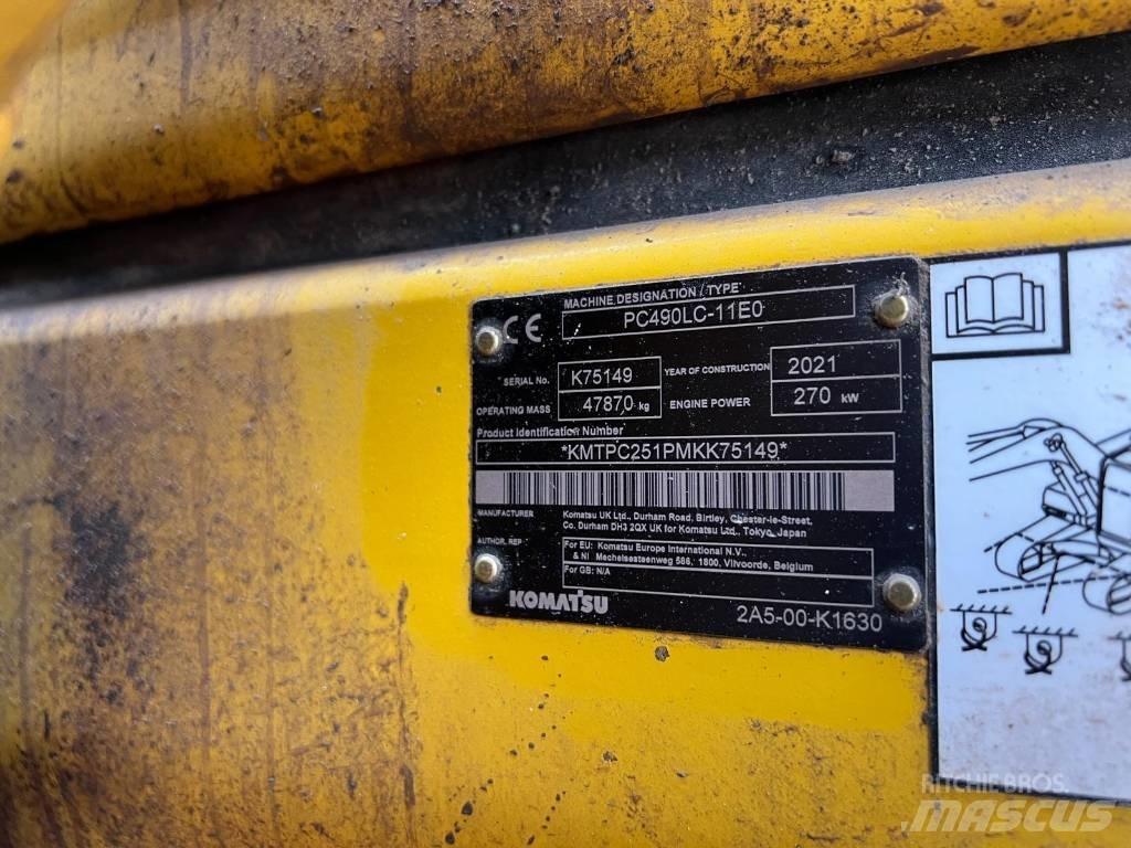 Komatsu PC490LC-11EO Koparki gąsienicowe