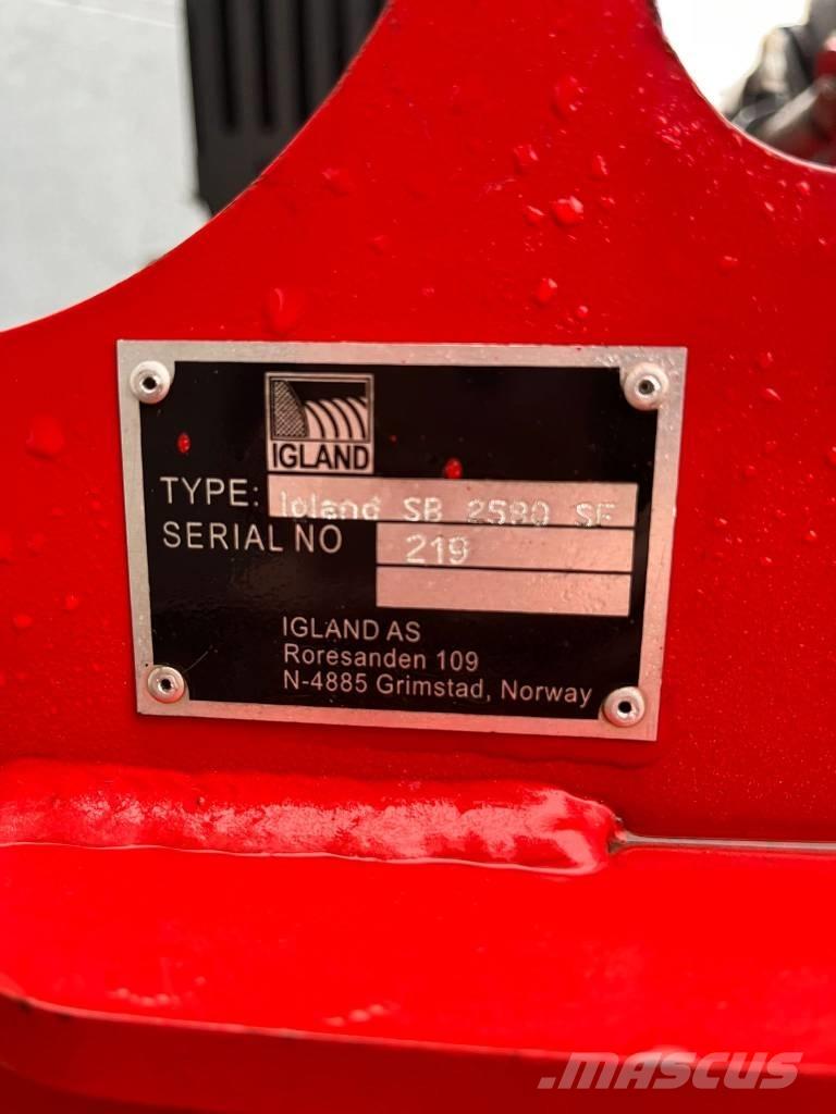 Igland SB 2580 Pługi wirnikowe