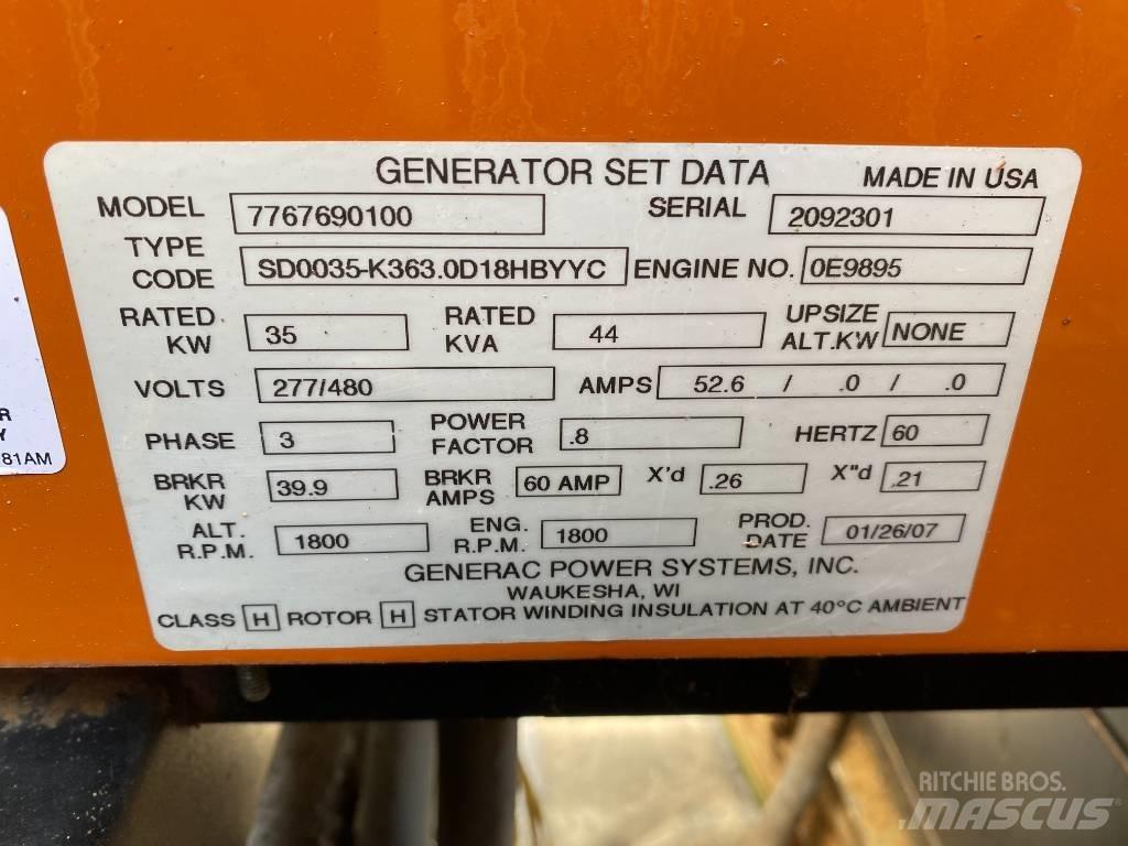 Generac 35 KW Agregaty prądotwórcze Diesla