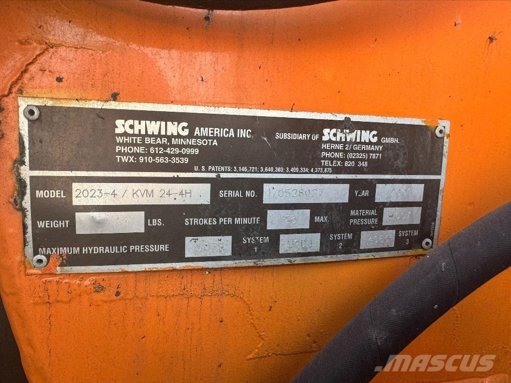 Schwing KVM 24-4H Samojezdne pompy do betonu