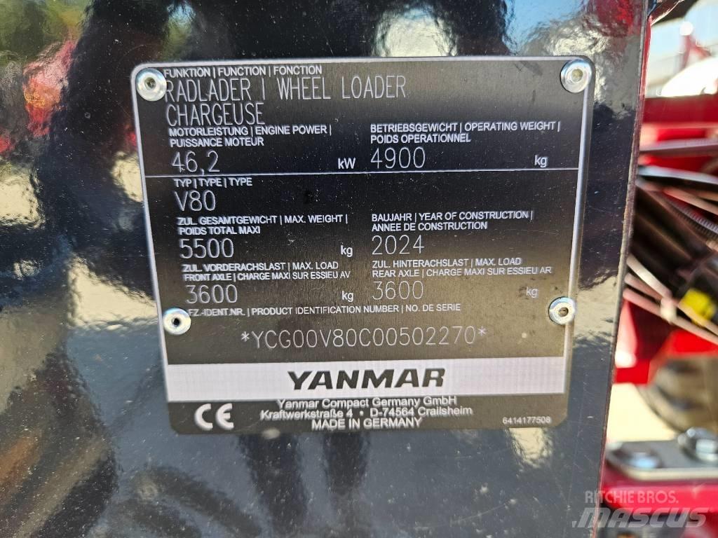 Yanmar V 80 Nośniki osprzętu