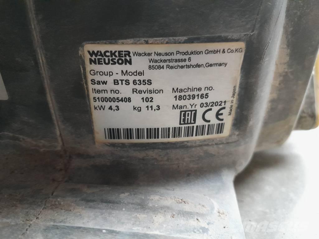 Wacker Neuson BFS635 Piły do skał i betonu