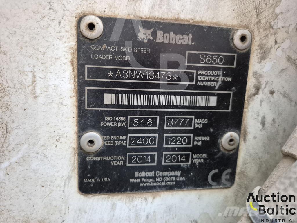 Bobcat S 650 Ładowarki burtowe