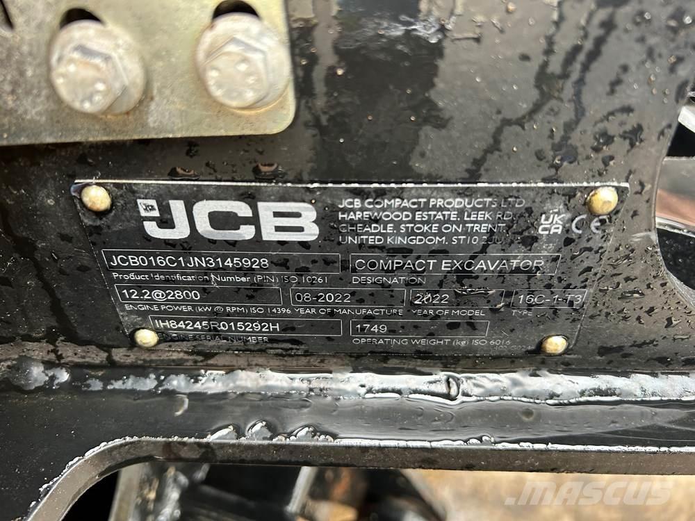 JCB 16C-1 Minikoparki