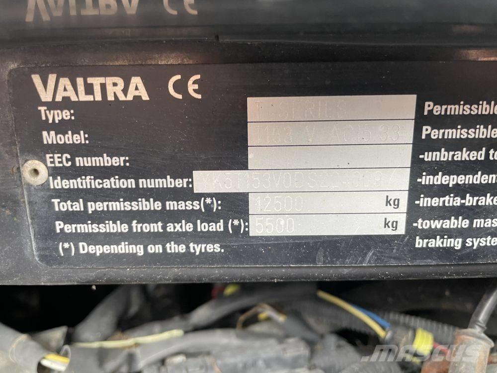 Valtra T 153 Ciągniki rolnicze