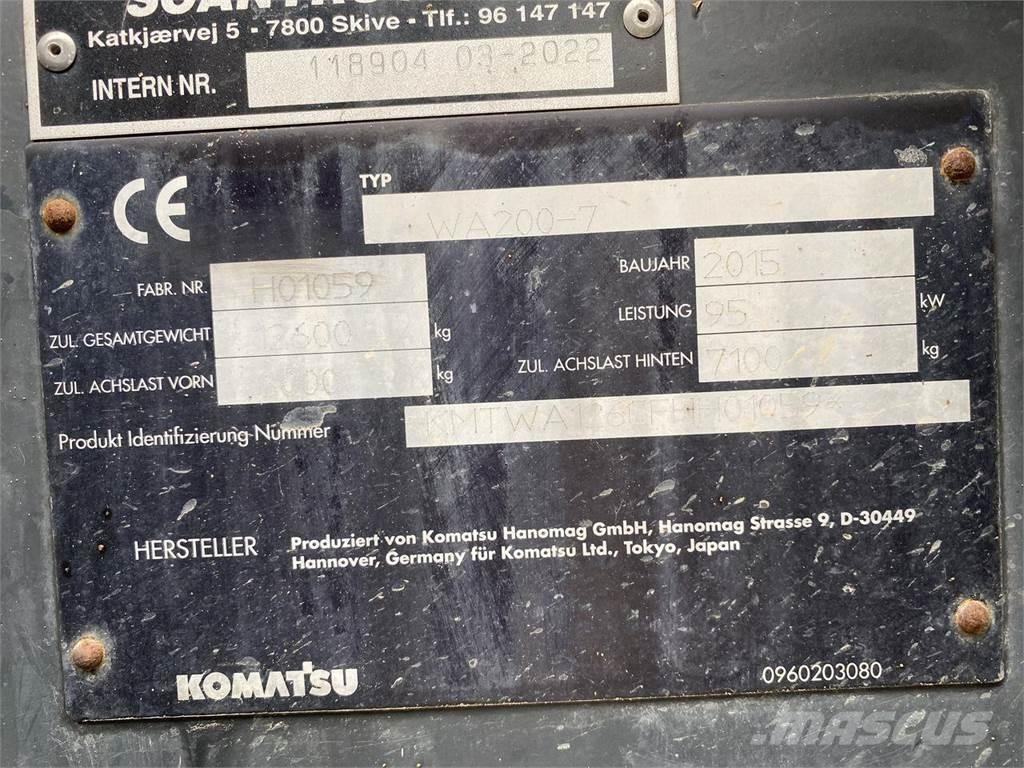 Komatsu WA200-7 Ładowarki kołowe