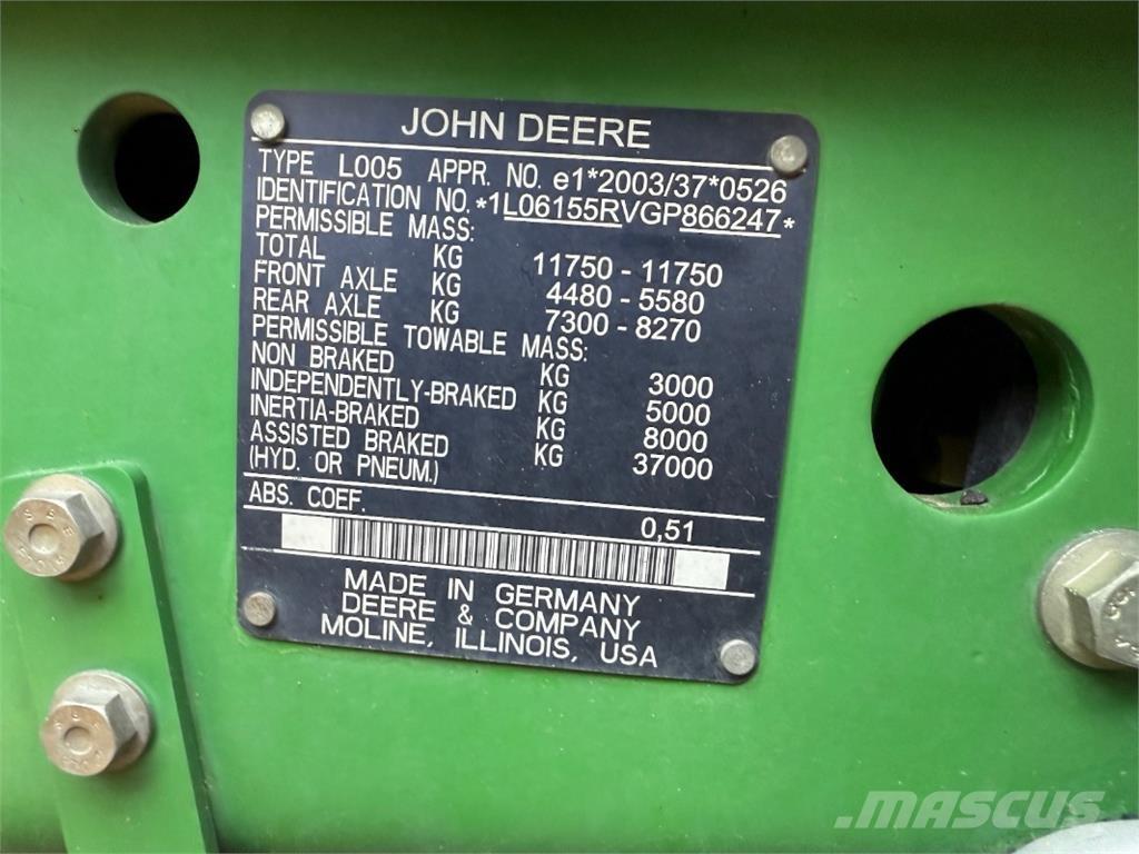 John Deere 6155R Maszyny rolnicze - Inne