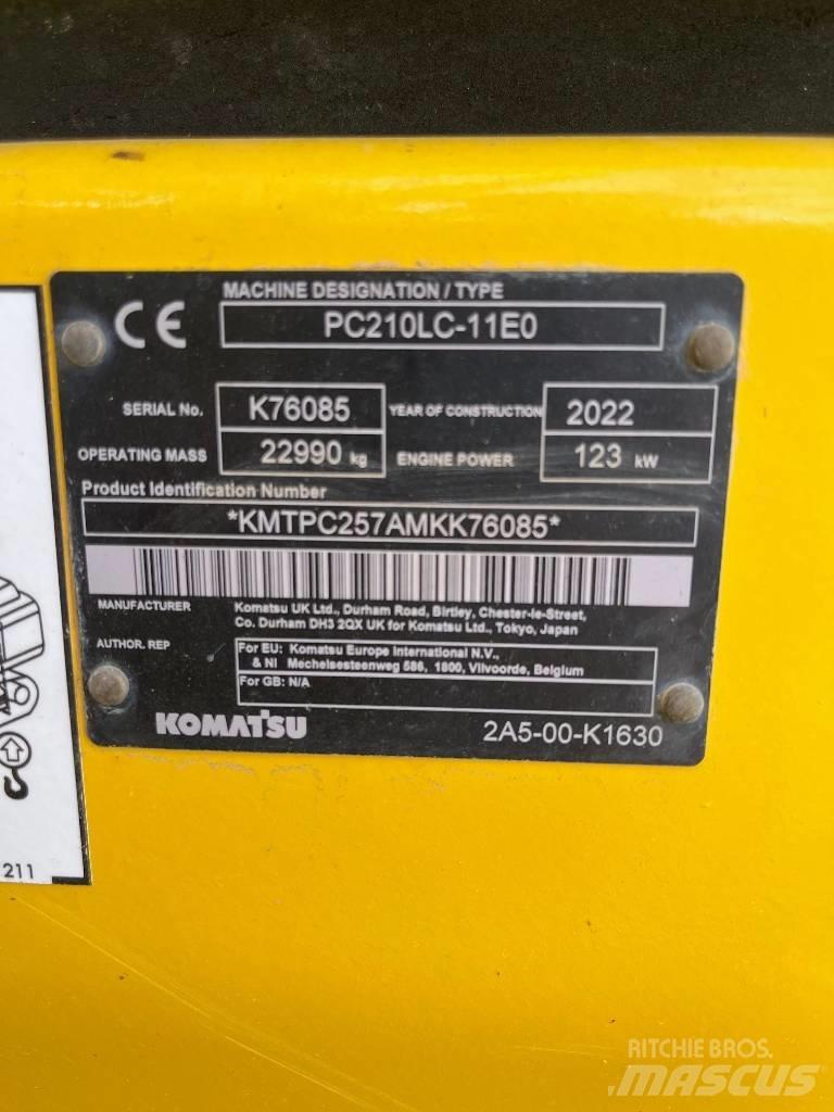 Komatsu PC210LC-11E0 Koparki gąsienicowe
