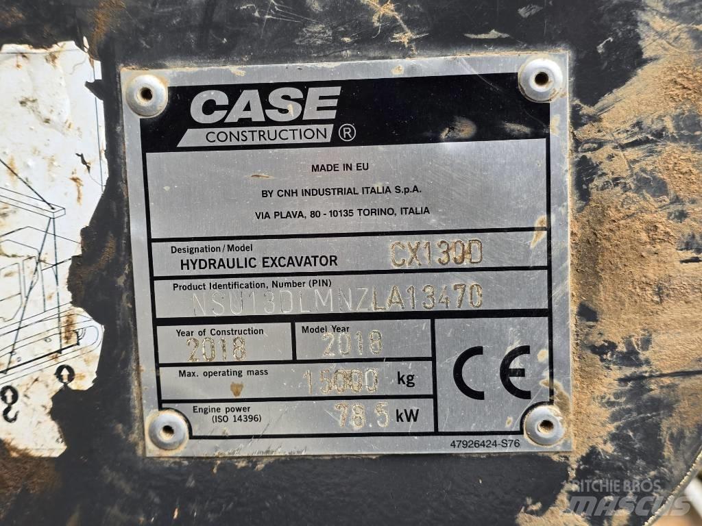 Case CX130 D Koparki gąsienicowe