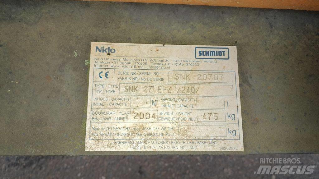 Nido SNK27 EPZ Lemiesze i pługi śnieżne