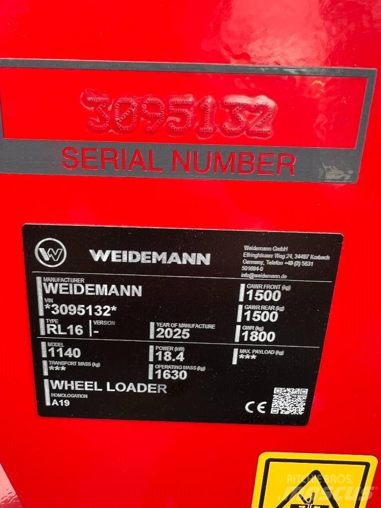 Weidemann 1140 Ładowarki wielofunkcyjne