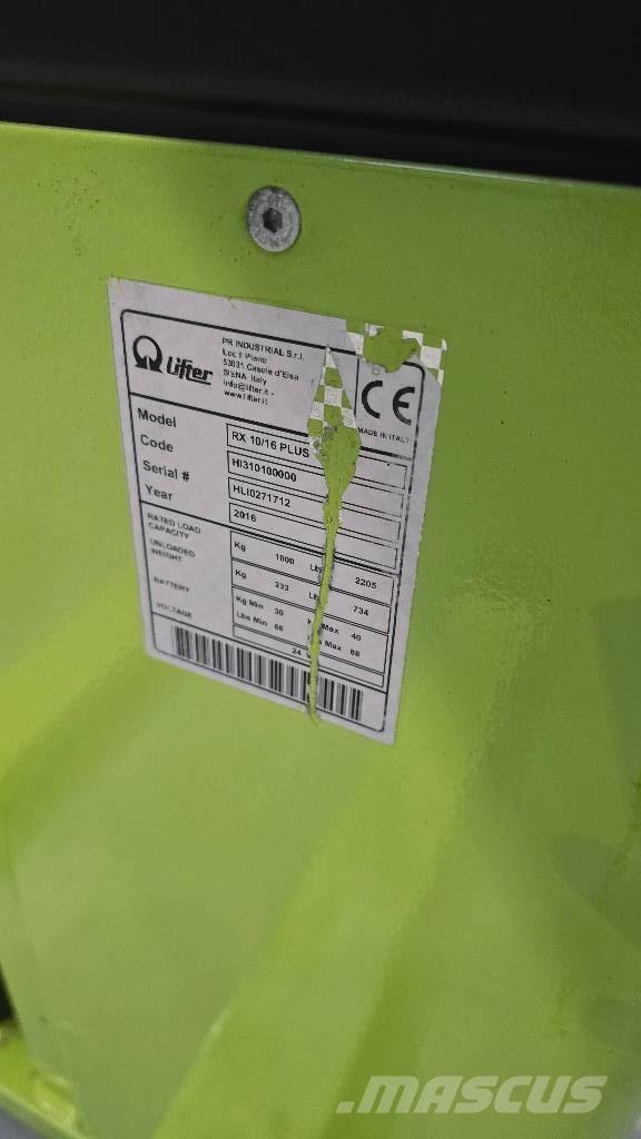 Pramac RX 10/16 Wózki widłowe unoszące z dyszlem