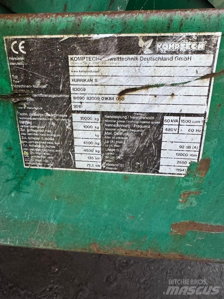 Komptech Hurrikan s Sprzęt segregujący