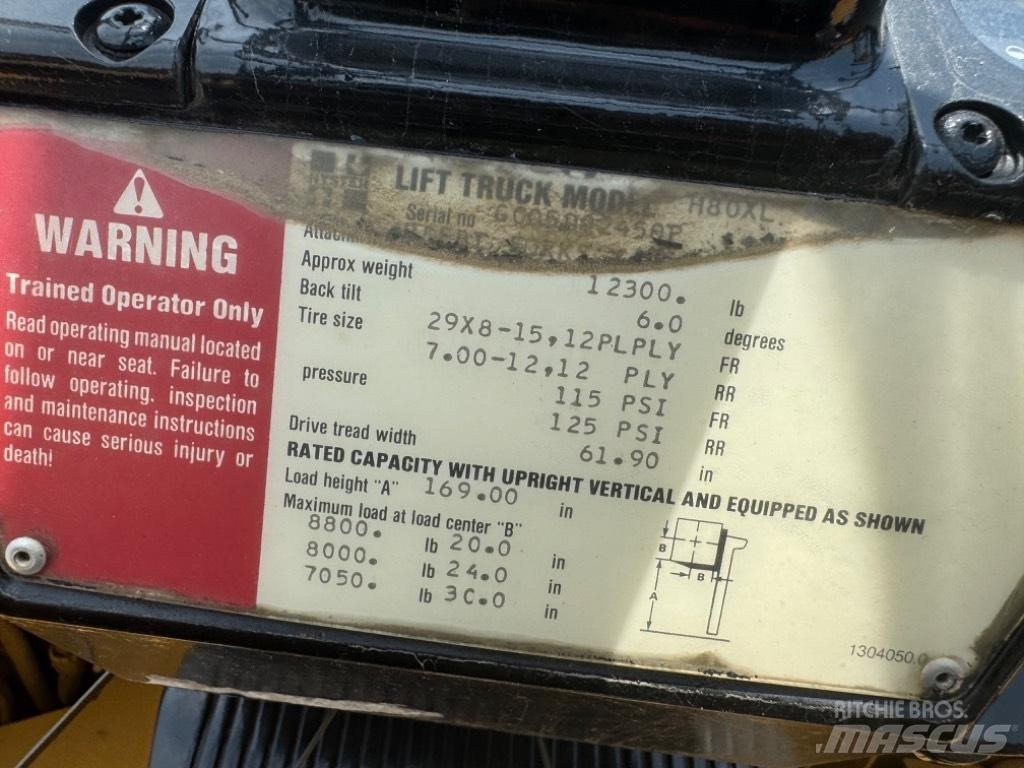 Hyster H 80 XL Wózki widłowe inne