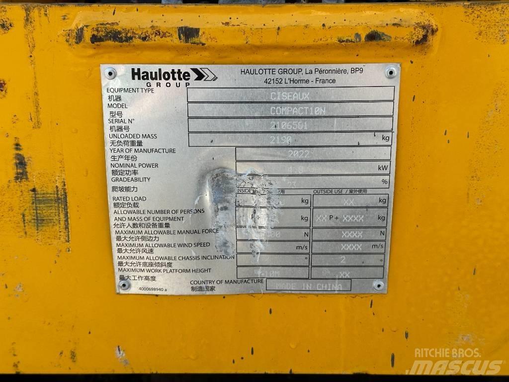 Haulotte COMPACT 10N Podnośniki nożycowe
