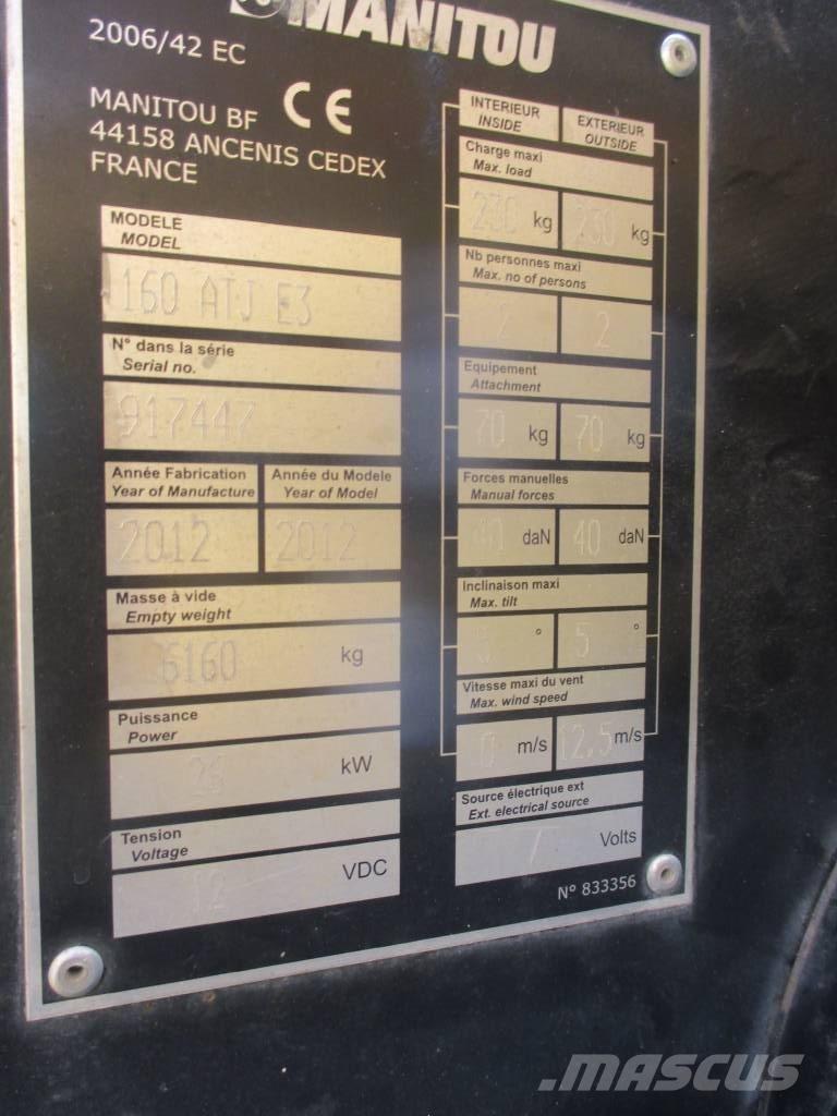 Manitou 160 ATJ Podnośniki przegubowe