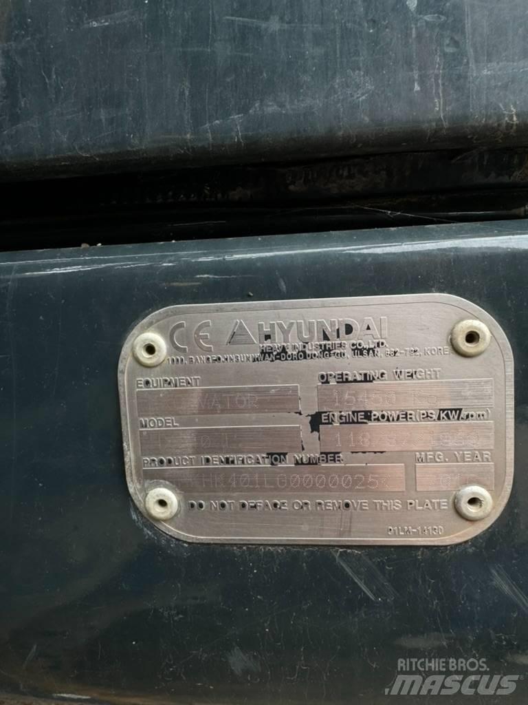 Hyundai HX 140L Koparki gąsienicowe