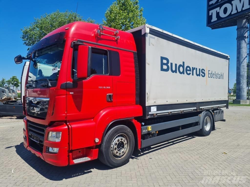 MAN TGS 18.360 / 6.1m Ciężarówki firanki