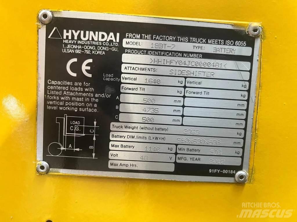 Hyundai 18BT-7 Wózki elektryczne