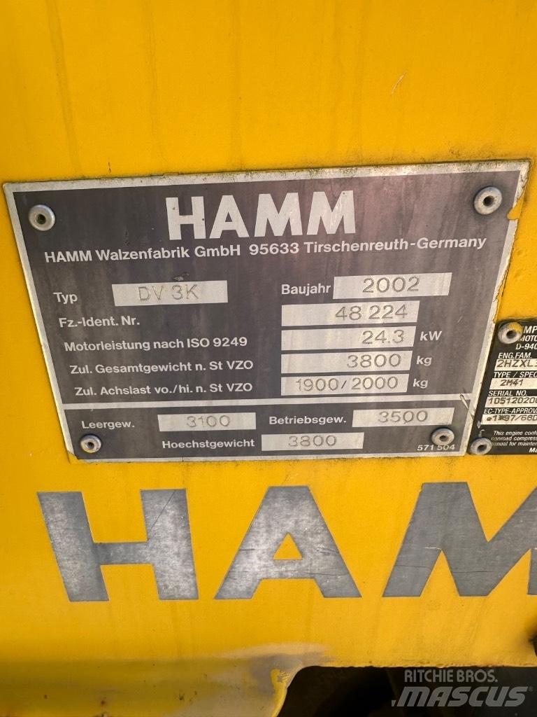 Hamm DW3 tromble Walce inne