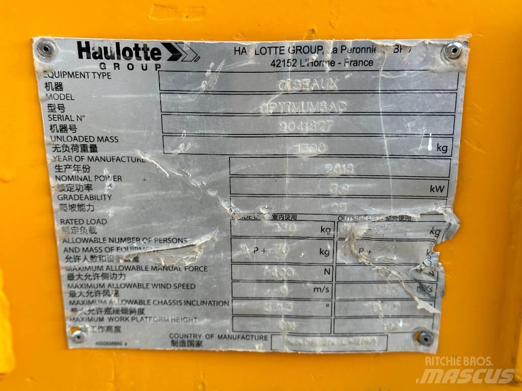 Haulotte OPTIMUM 8 Podnośniki nożycowe