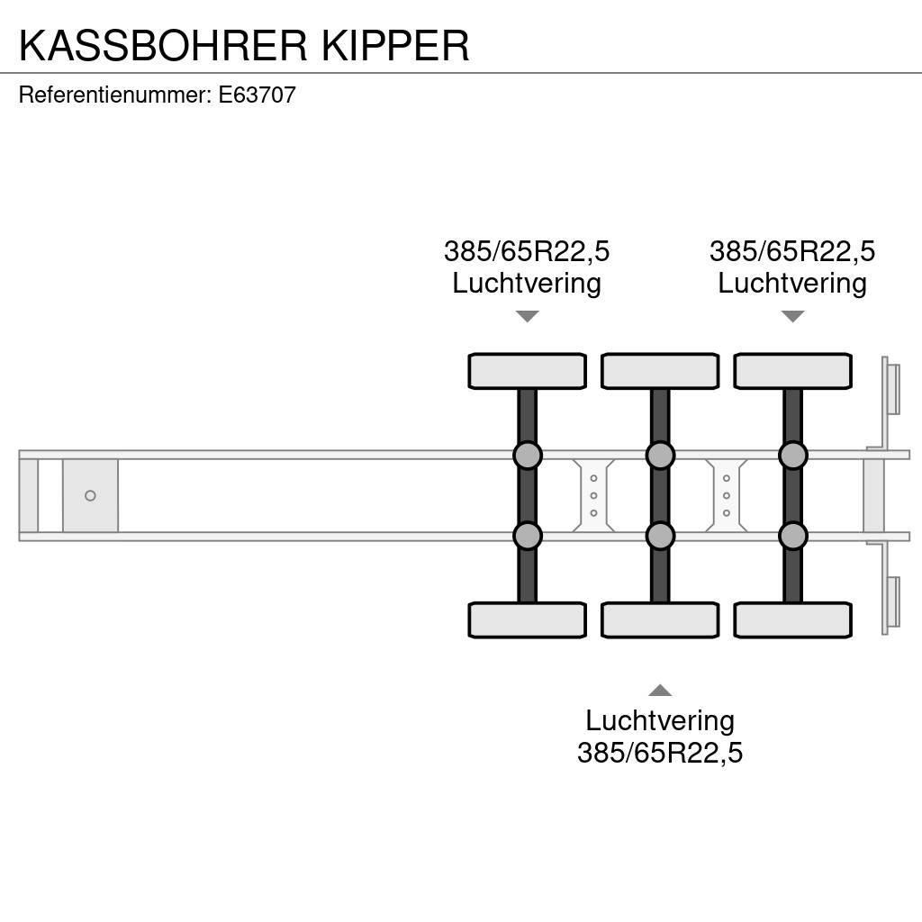 Kässbohrer KIPPER Naczepy wywrotki / wanny