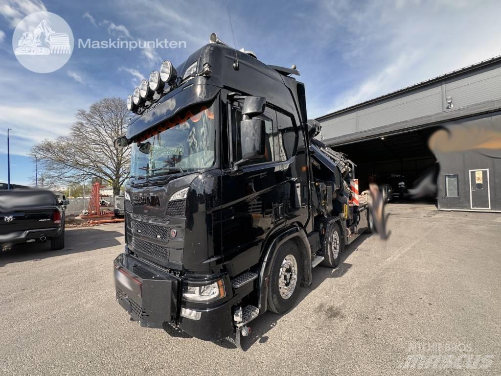 Scania R 500 Żurawie samochodowe