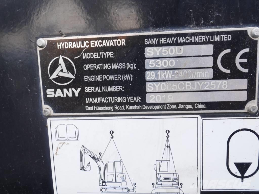 Sany SY 50 U Minikoparki