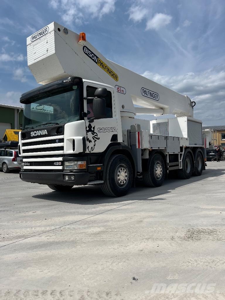 Scania 124 G 420 Żurawie samochodowe