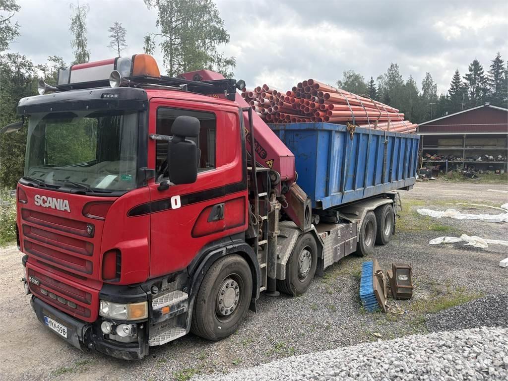 Scania R500 Żurawie samochodowe