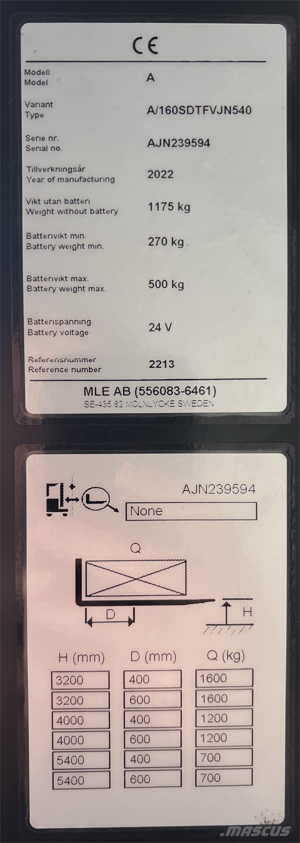 Atlet A160 Samojezdne maszyny do załadunku