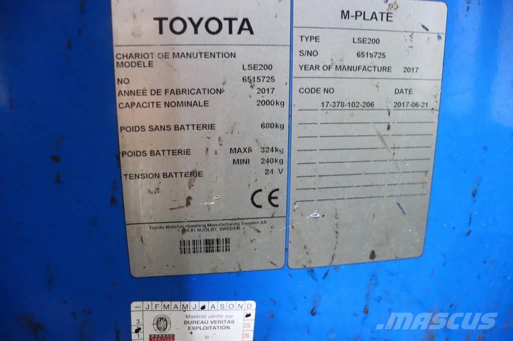 Toyota LSE200 Wózki kompletacyjne nisko unoszące