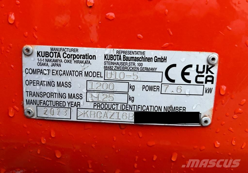 Kubota U 10-5 Minikoparki