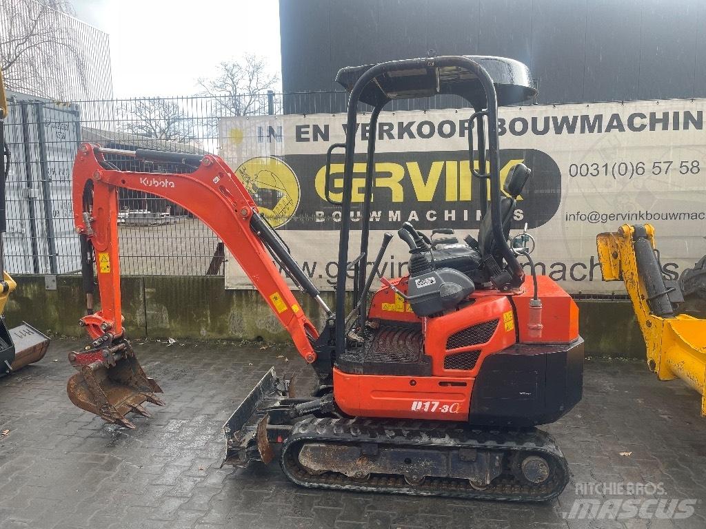Kubota U17-3 hybride Minikoparki